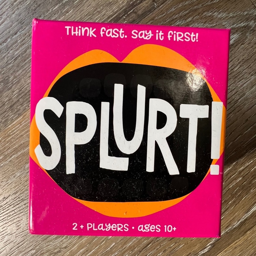 Gamewright Splurt Card Game Unisex One Size Pink Word Reaction Game